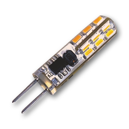 Mega LED - LED Replacement Bulb - G4 Type, 1.0 Watt, 100 Lumens, 10-30V DC & 12V AC, Cool White
