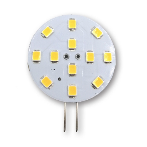 Mega LED - LED G4 Side Pin Replacement Bulb - 2.0 Watt, 190 Lumens, 10-30V DC and 12V AC, 24V AC/DC