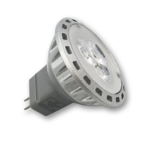 Mega LED - LED Replacement Bulb - MR11 Type, 2.5 Watt, 250 Lumens, 12V AC/DC, Beam Angle 30º, 3000K