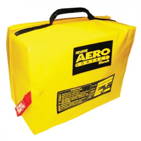 Revere Aero Compact Life Raft - 4 Person w/ Canopy & Standard Plus Kit Revere Aero Compact Life Raft - 4 Person w/ Canopy & Standard Plus Kit
