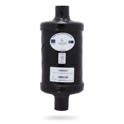Centek Marine Vernalift Inline Wet Exhaust Muffler Centek Marine Vernalift Inline Wet Exhaust Muffler