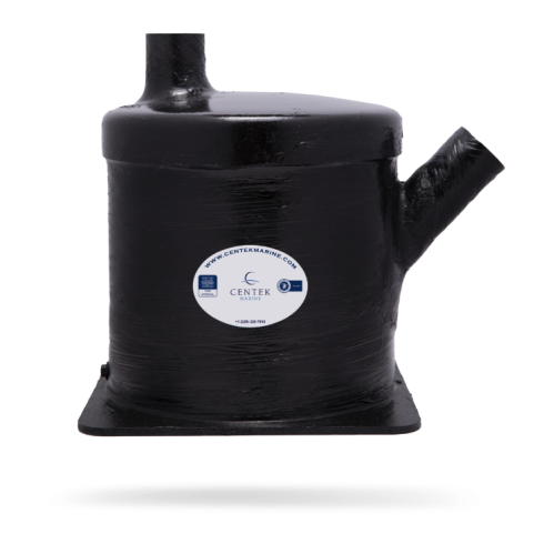 Centek Marine Vernalift Side Angle In / Top Out Wet Exhaust Muffler Centek Marine Vernalift Side Angle In / Top Out Wet Exhaust Muffler