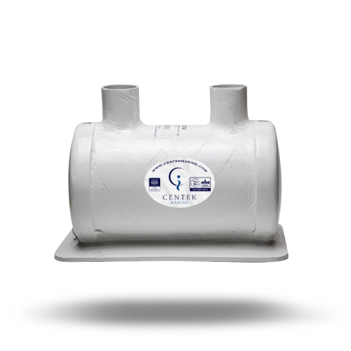 Centek Marine Vernalift Compact Top In/Top Out Wet Exhaust Muffler