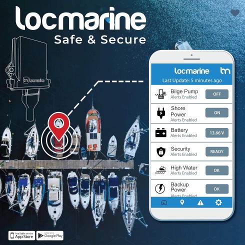 LOCMARINE Boat Monitoring and Security HUB LTE-10 LOCMARINE Boat Monitoring and Security HUB LTE-10