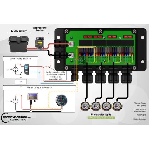 Shadow-Caster 4-Channel Relay Box Shadow-Caster 4-Channel Relay Box
