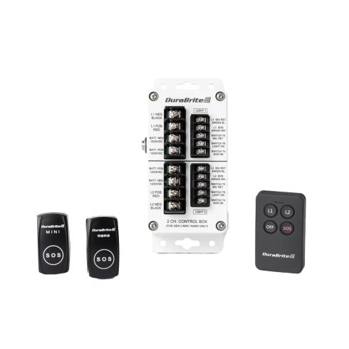 DuraBrite Control Box Kit Gen 2 Marine LED Floodlight DuraBrite Control Box Kit Gen 2 Marine LED Floodlight