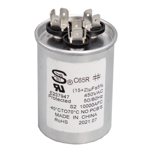 CTM Capacitor for 6k Btu's Units - 230V - 15+2 µF ± 5% CTM Capacitor for 6k Btu's Units - 230V - 15+2 µF ± 5%