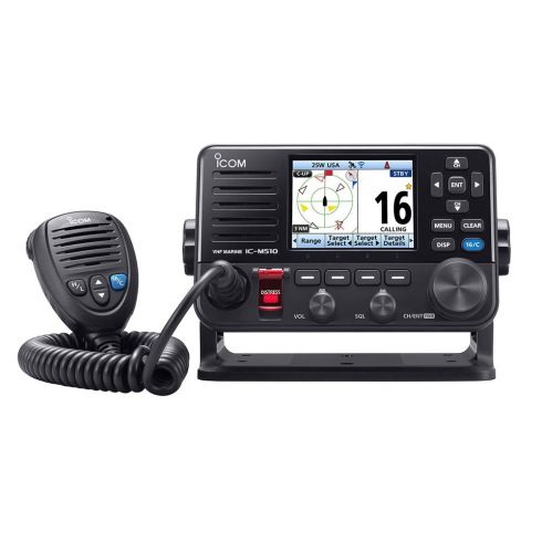 Icom M510 PLUS 21 VHF w/Marine Radio with AIS - Black Icom M510 PLUS 21 VHF w/Marine Radio with AIS - Black