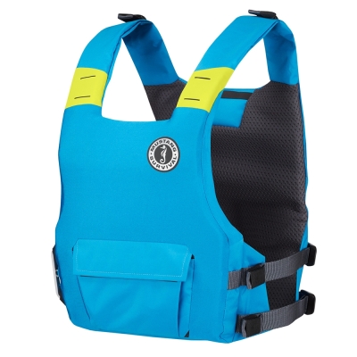 Chaleco Salvavidas de Doble Flotación Mustang Khimera - Azul Azur - Manual