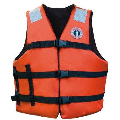 Chaleco Flotador Mustang - Naranja - Adulto Universal