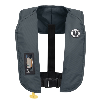 Chaleco Salvavidas Inflable Manual Mustang MIT 70 - Gris Almirante