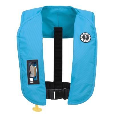 Chaleco Salvavidas Inflable Manual Mustang MIT 70 - Azur (Azul)