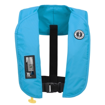 Chaleco Salvavidas Inflable Automático Mustang MIT 70 - Azur (Azul)