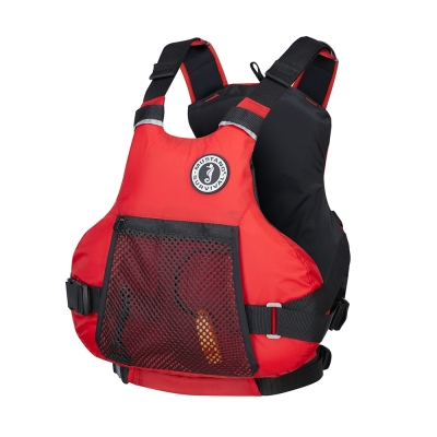 Chaleco Salvavidas de Espuma Mustang Vibe de Colocación por la Cabeza - S/M - Rojo
