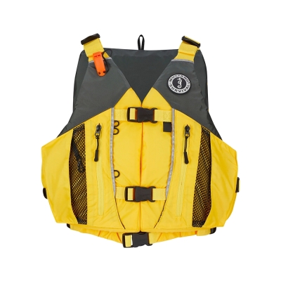Chaleco Salvavidas de Espuma Mustang Solaris - XS/S - Amarillo/Gris