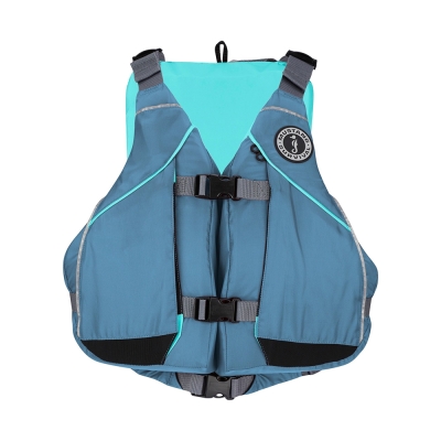 Chaleco Salvavidas de Espuma para Mujer Mustang Moxie - XS/S - Pizarra/Aguamarina