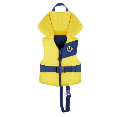 Chaleco de Espuma para Bebés Mustang Lil\' Legends - Amarillo/Azul Marino