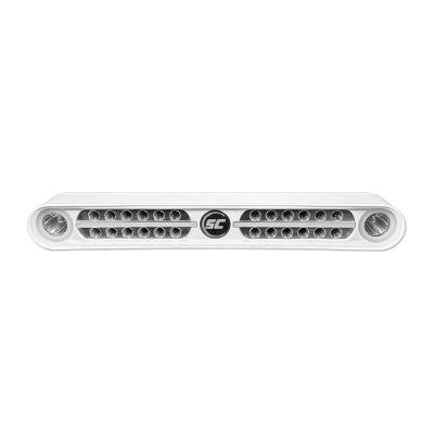 Barra de Luces LED Shadow-Caster Eagle Ray - Carcasa Blanca con Óptica Dual