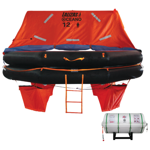 Revere Lalizas Life Raft Solas Oceano - 12 Person - Throw overboard ...