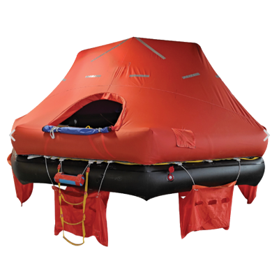 Balsa Salvavidas Revere Lalizas Solas Deep Sea II - 12 Personas - Lanzable al Agua - Paquete Plano I 501612
