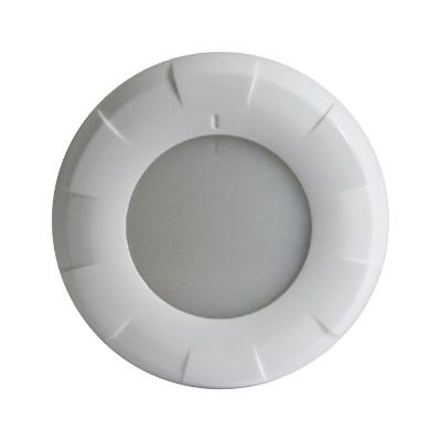 Lumitec Aurora LED Dome Light - White / Red Dimming - White Finish