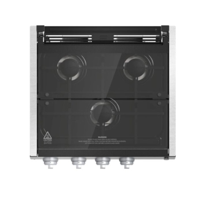Furrion 3-Burner Gas Boat Cooktop with Glass Cover - 20 Boat K