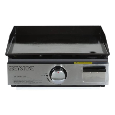 Greystone 17 Griddle/Grill Combo with Enamel Steel Cooking Plate & Grill Grate - 15,000 BTU LP Gas BC1715D