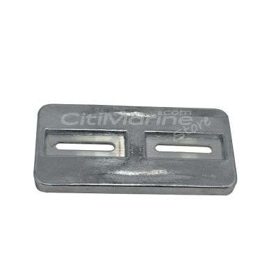 ZIMAR SP-100 Divers Plate Bolt On Drilled Plate Marine Zinc Anode