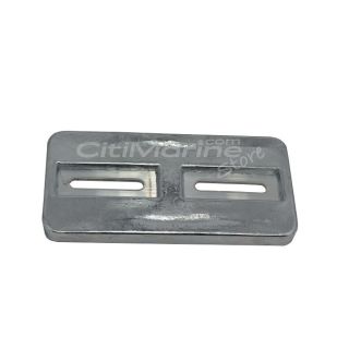 SP-100 Divers Plate Bolt On Drilled Plate Zinc