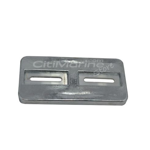 SP-100 Divers Plate Bolt On Drilled Plate Zinc