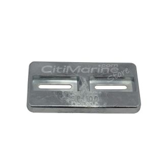SP-100 Divers Plate Bolt On Drilled Plate Zinc