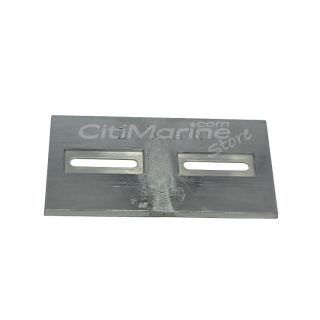 SP-50 Divers Plate Bolt On Drilled Plate Zinc