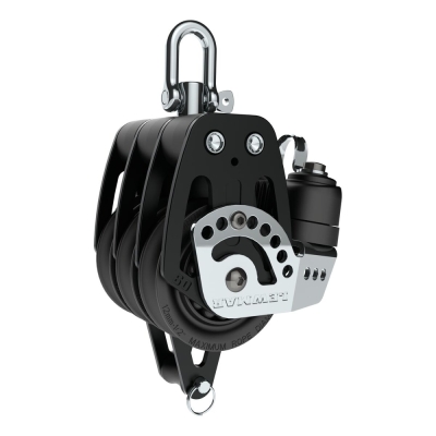 Lewmar 60mm Synchro Block Triple Becket Cam 29926010BK