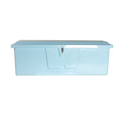 Taylor Made Stow N' Go Cofre de Muelle Estándar de Fibra de Vidrio, Mediano (24"H X 72"W X 23"D), Azul Hielo 83552IB