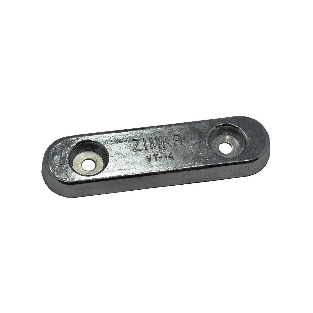 ZIMAR VT-14 Bolt On Drilled Plate Marine Zinc Anode