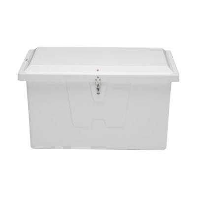Taylor Made Stow N' Go Cofre de Muelle Profundo de Fibra de Vidrio, Pequeño (27"H X 46"W X 26"D), Blanco 83553