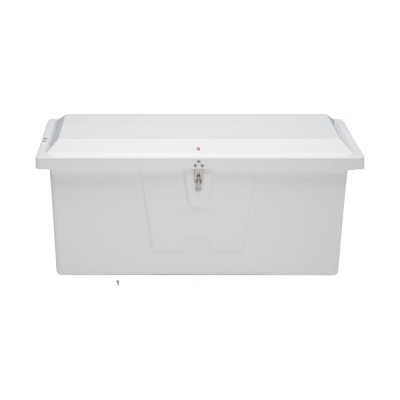 Taylor Made Stow N' Go Cofre de Muelle Estándar de Fibra de Vidrio, Pequeño (24"H X 54"W X 22"D), Blanco 83562