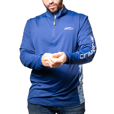 Citimarine Men’s Marine Quarter-Zip Performance Shirt – UPF Sun Protection Fishing Gear