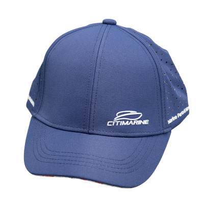 copy of Blue Performance Hat – Lightweight Ventilated Marine Cap with Adjustable Fit