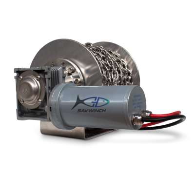 Molinete de Tambor Savwinch CS 1000 – Embarcaciones de 7m | IP68 Sumergible