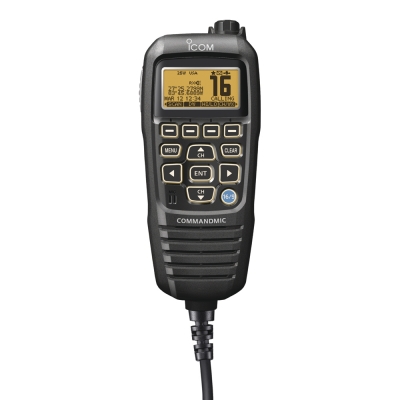 Icom HM195 CommandMic&trade; IV w/Yellow BlackLit LCD - Black HM195B 41 EXP