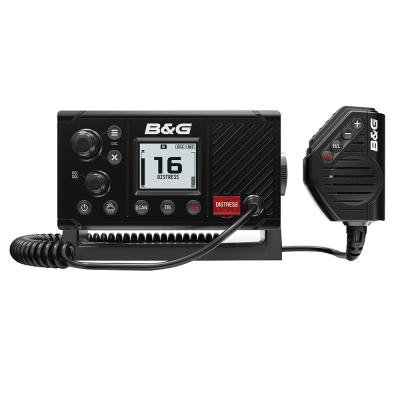 B&G V20S VHF Marine Radio with GPS – Class D DSC, NMEA 2000®, IPX7 Waterproof