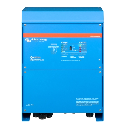 Quattro Inversor/Cargador 48 VDC - 10000W - Cargador de Baterías 200AMP
