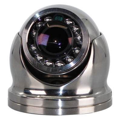 Cámara Mini Domo IP de Alta Definición Iris de 3MP - Resolución de 2MP - Acero Inox. 316 con HFOV de 120 Grados - Lente de 2.8mm