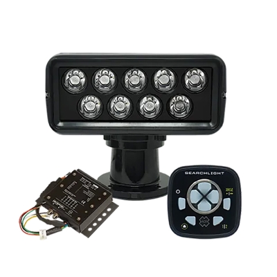 Reflector LED Negro ACR RCL-100 con teclado de control cableado URP-103 y controlador maestro URC-104