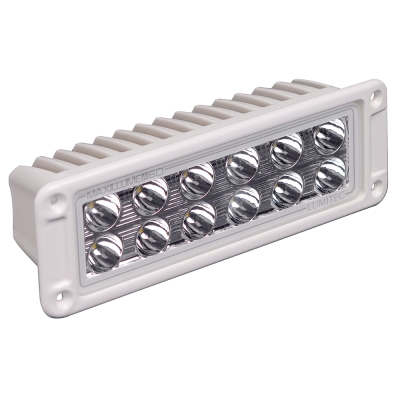 Lumitec Maxillumeh60 - Reflector de Inundación Empotrado - Carcasa Blanca - Blanco Atenuable