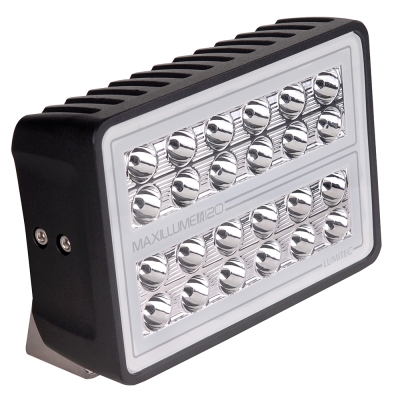Lumitec Maxillume h120 - Trunnion Mount Flood Light - Black Housing - White Dimming 101347