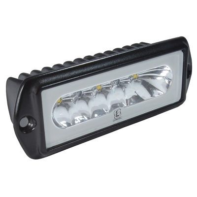 Lumitec Capri2 - Reflector LED de Inundación Empotrado - Carcasa Negra - 2 Colores Blanco/Azul Atenuable