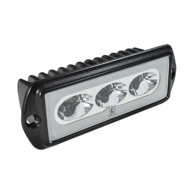 Lumitec CapriLT Flush Mount LED Flood Light - White Non-Dimming - Black Housing 101289