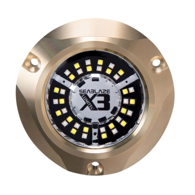 Luz Subacuática LED Lumitec SeaBlaze X3 - Doble Color Blanco/Azul
